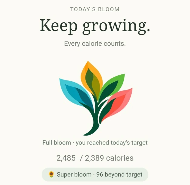 Today's Bloom in the real ENEYO app